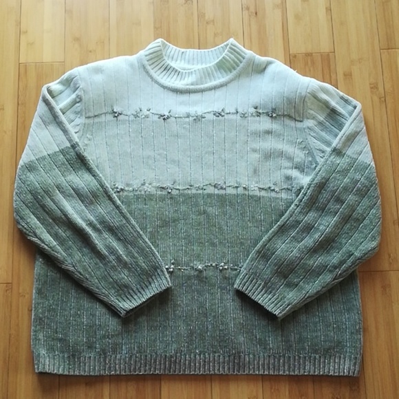 Sweaters - Embellished Chennille Sweater